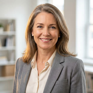Sarah Coleman, identificada como Diretora Financeira na Farol Investório, em imagem de perfil