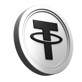 Imagem mostrando a moeda Tether USDT na seção de informações da plataforma